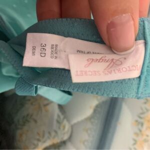 36 D size Victoria's Secret Aqua Lingerie